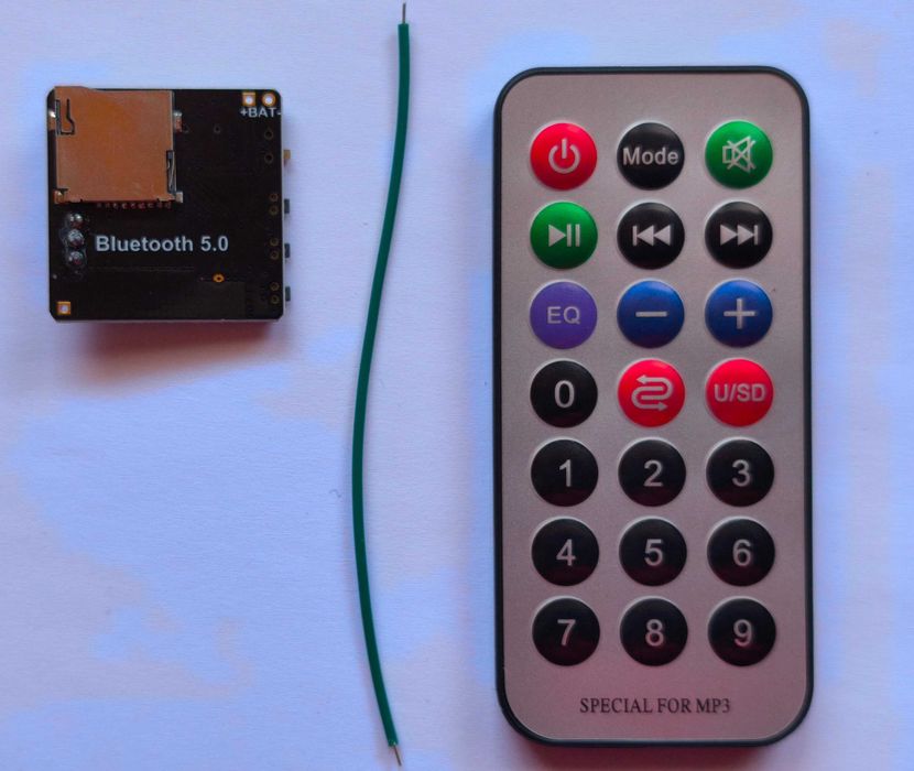 Moduł Bluetooth 5.0 MicroUSB - STEREO HiFi + PILOT IR