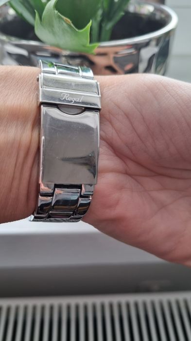 Szwedzki zegarek damski Regal stał nierdzewna