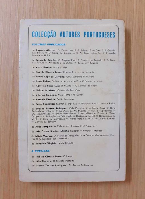 As Aves da Madrugada (Urbano Tavares Rodrigues)