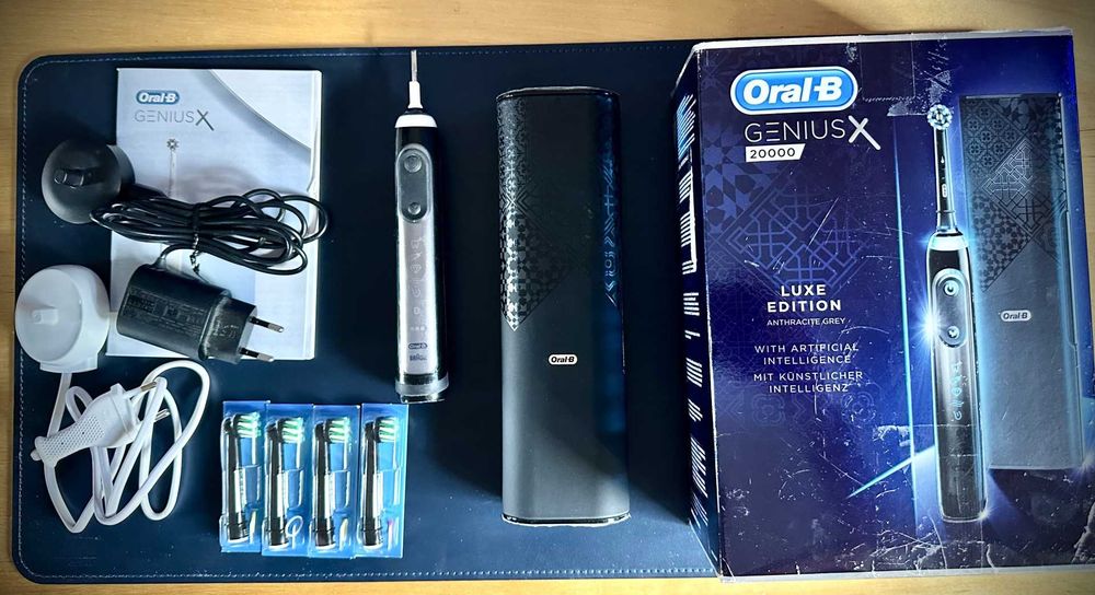 Oral B Genius X 2000 Luxe Edition + 2 ładowarki + 4 końcówki komplet