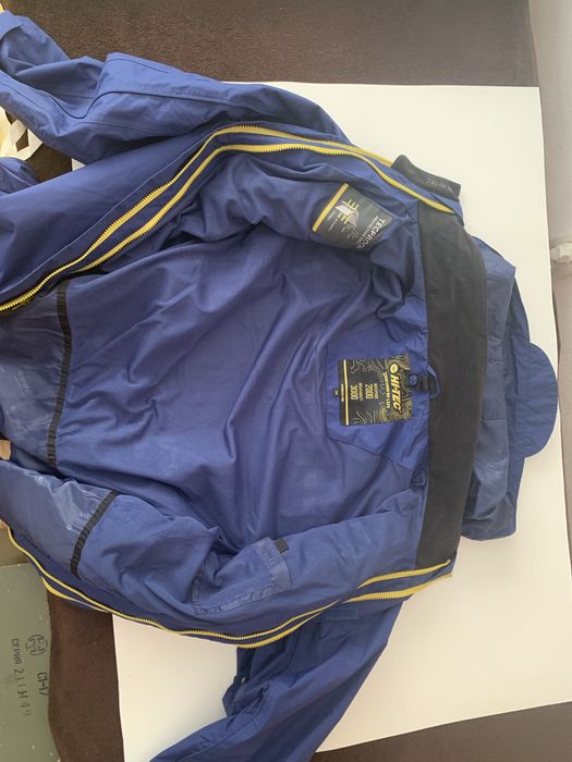 Kurtka niebieska hi-tec 3w1 xxl 2xl wododporna funkcyjna trekkingowa
