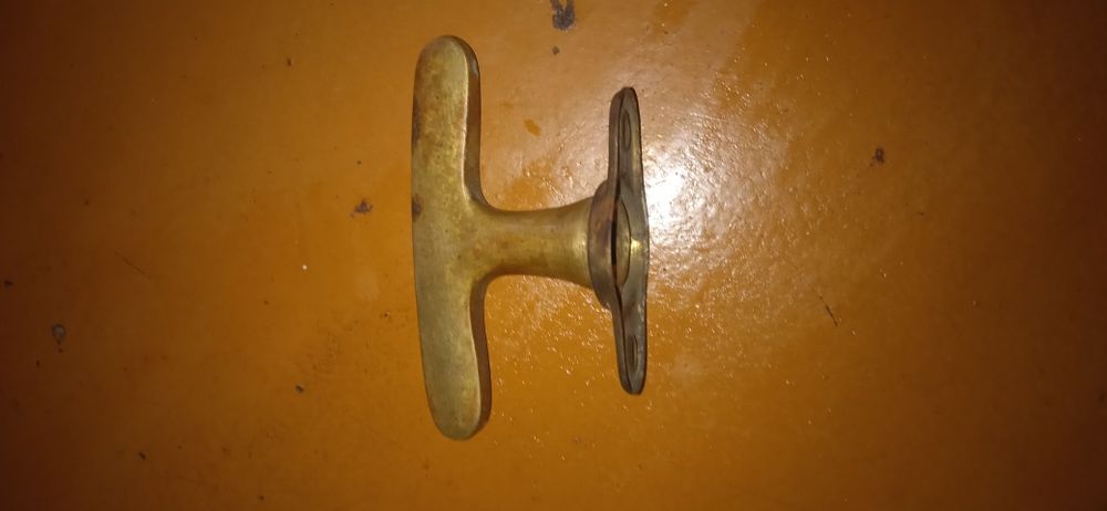 Klamka mosiężna stara