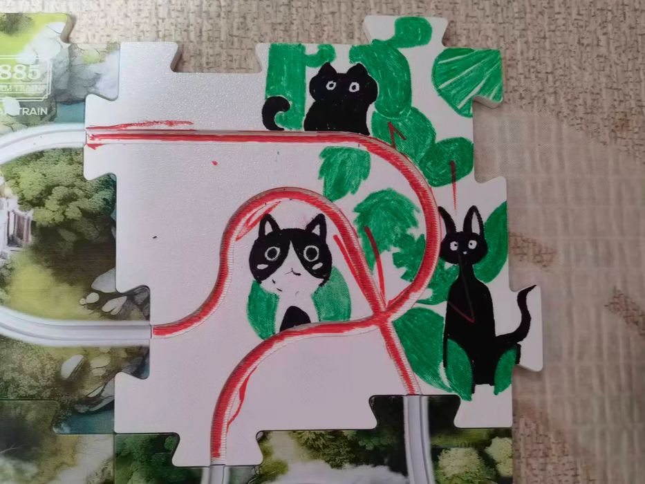 Puzzle de Pista Personalizado