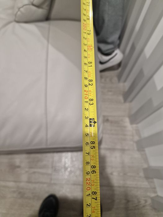 Sofá canto (chaise long) com puff Divani&Divani super confortável