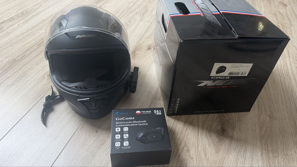 kask NOX, interkom NOECI