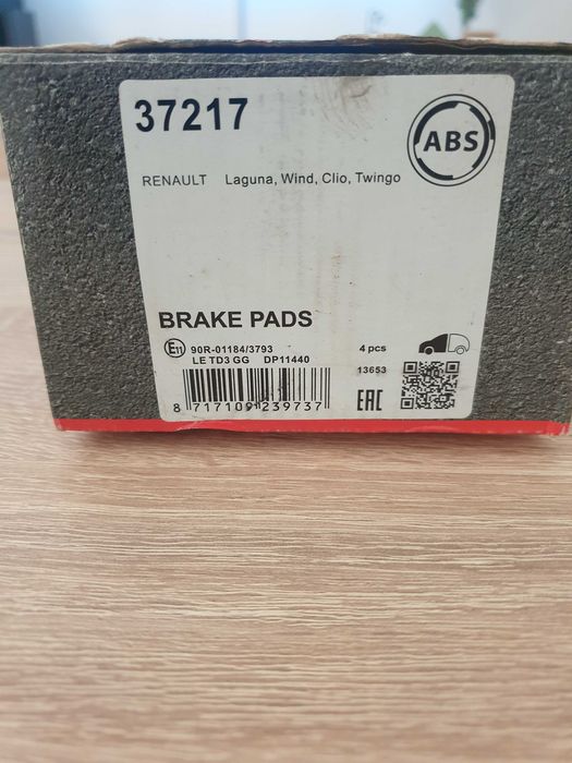 Jogo de Pastilhas de Travão Dianteiro A.B.S.
