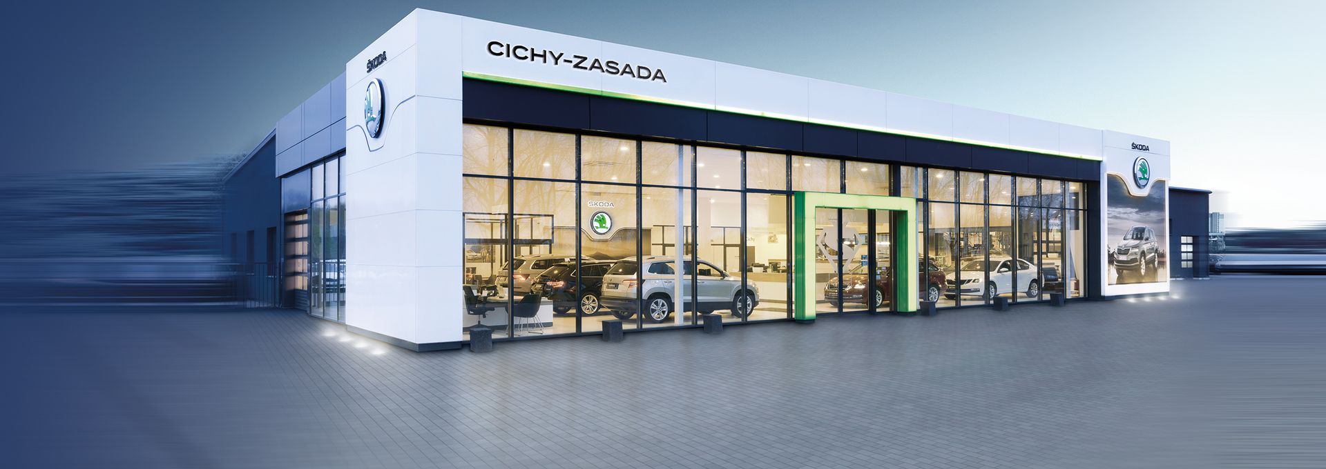 Grupa Cichy-Zasada Oddział ŠKODA w Poznaniu top banner