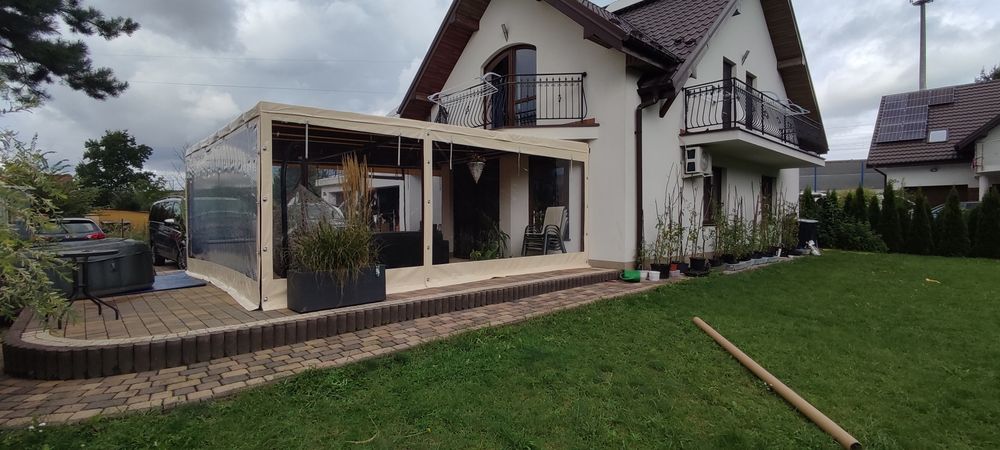 Plandeki na altany tarasy ogródki piwne