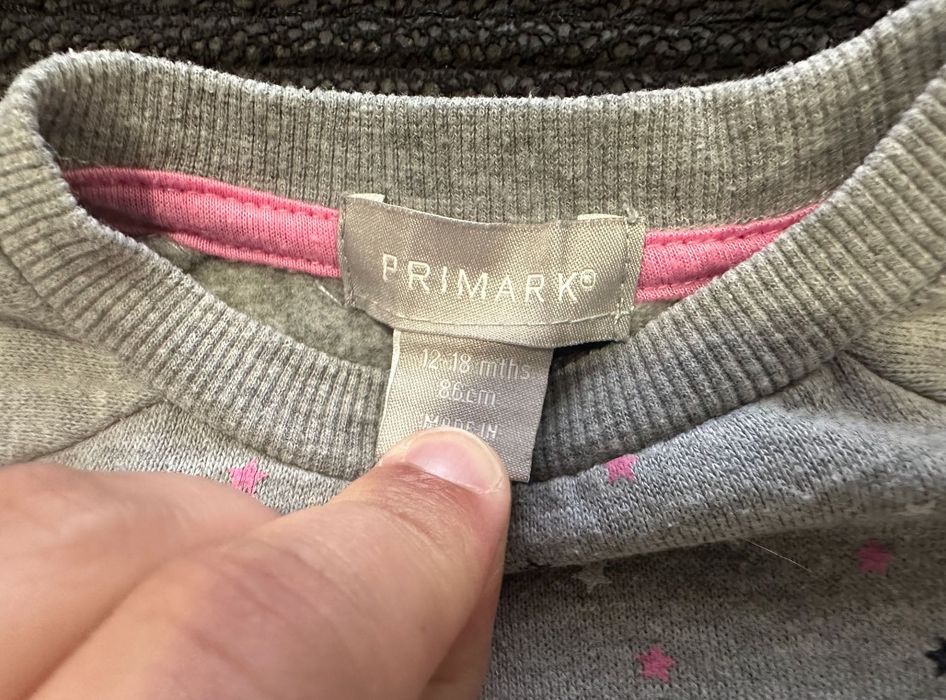 Camisola Cinza (12-18M) Primark