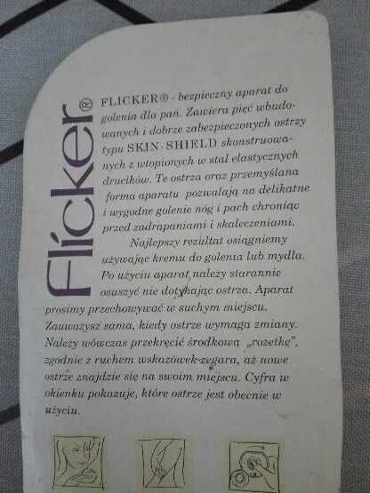 aparat do golenia dla pań - Flicker 5 ostrzy