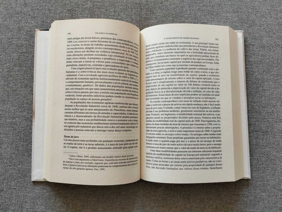 Livro "Um adeus ás esmolas" de Gregory Clark