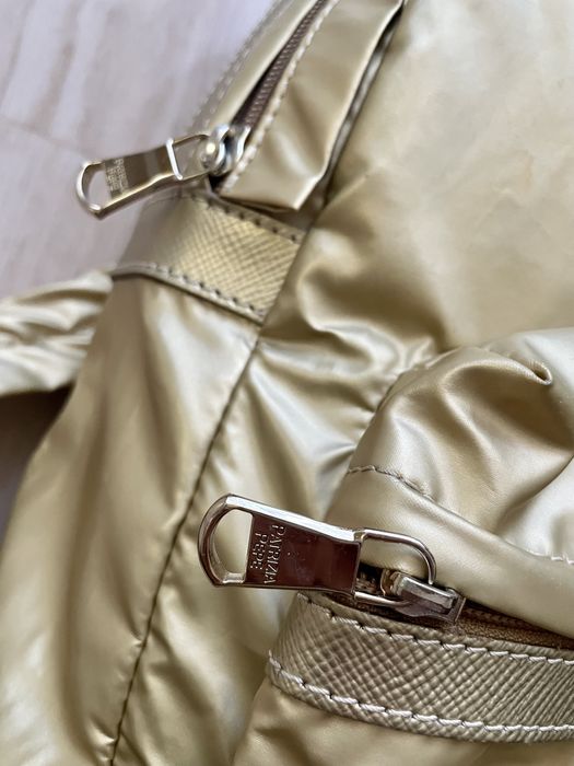 Рюкзак гламур золотой Patrizia Pepe