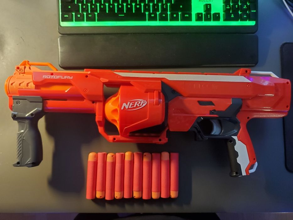 Nerf N-Strike Mega RotoFury- stan Bardzo Dobry