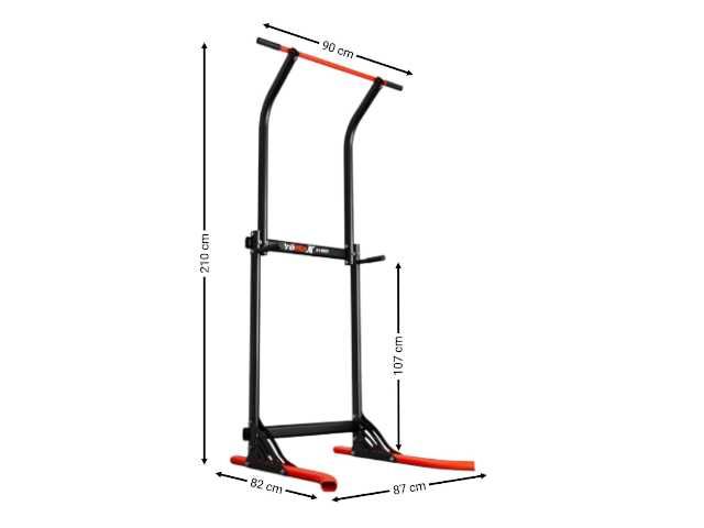 Poręcze do Ćwiczeń Brzucha Dipów Duży Drążek do Podciągania NOWY