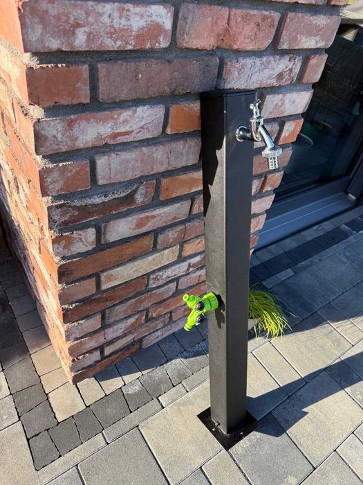 Kran ogrodowy - dwa wyjścia - do przyłącza wody z ziemi 3/4” gw