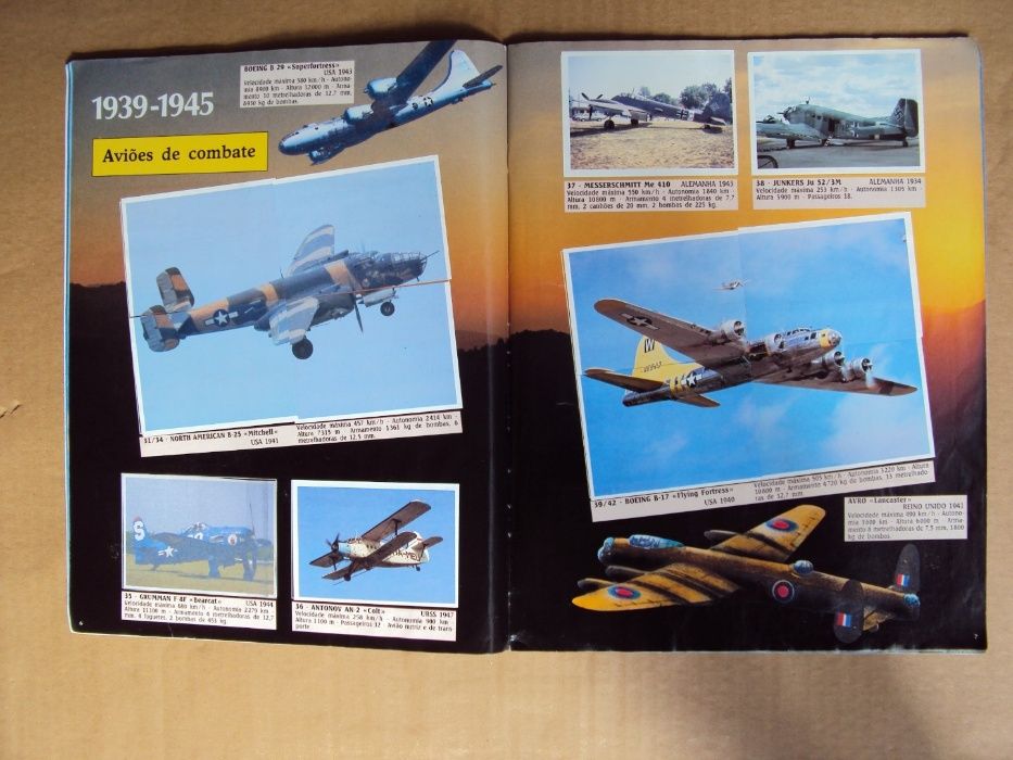 Cadernetas cromos Panini - The Smash Hits 84 - Ferrari - Aviões