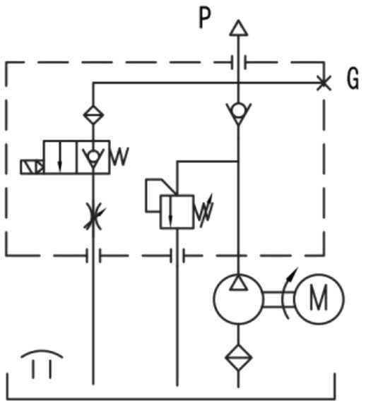 Zestaw hydrauliczny wywrotu 3,5 m 1050 MOCOWANIA [7133]