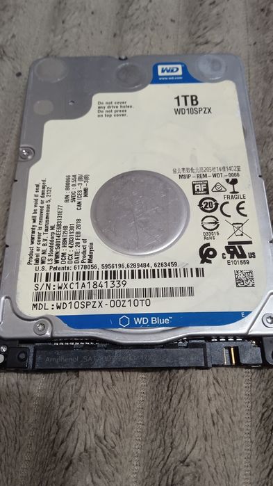 жёсткий диск для ноутбука,hdd WD blu 1TB