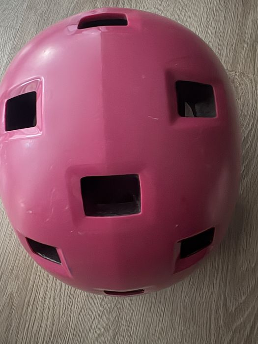 Decathlon Oxelo różowy kask rowerowy XS 47-52