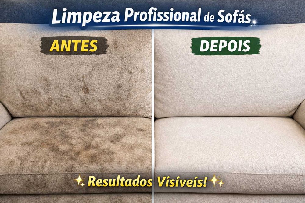 Limpeza Profissional de Sofás, Colchões, Tapetes e Cadeiras