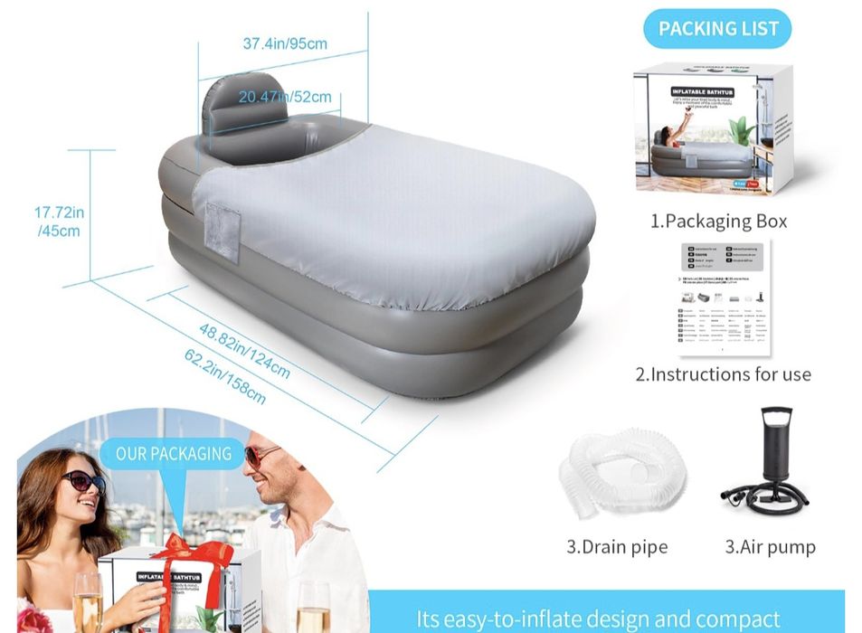 Wanna nadmuchowa dla dorosłych.