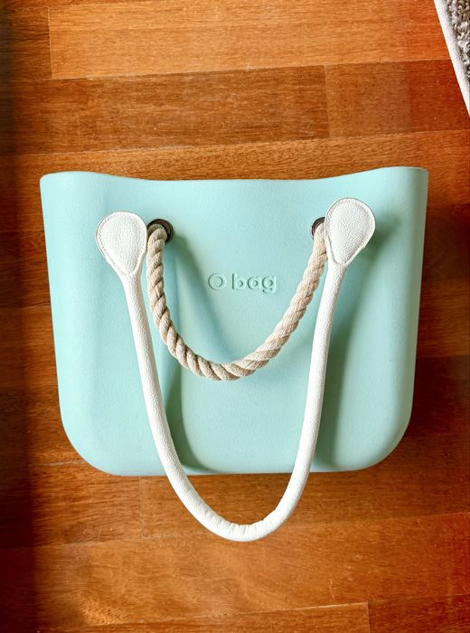 torebka o bag turkusowa jasna