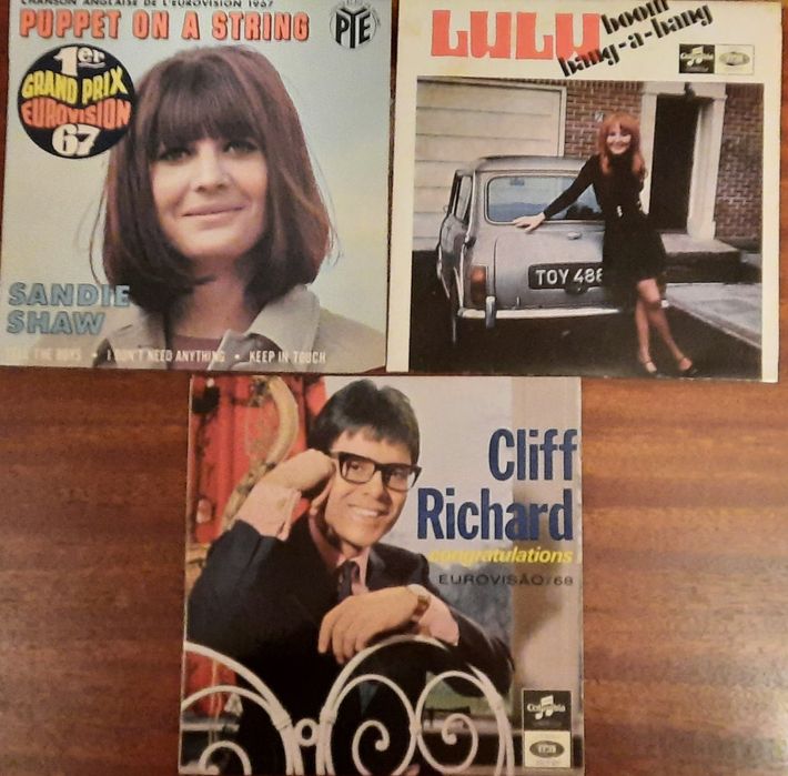 Vinis 45rpm eps cantores ingleses anos 60
