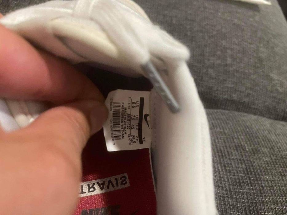 Buty nike x travis scott air force 1 low biale rarytas sneakersy