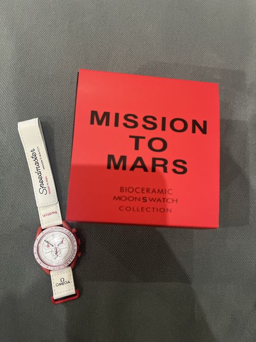 Relógio swatch x omega mission to mars