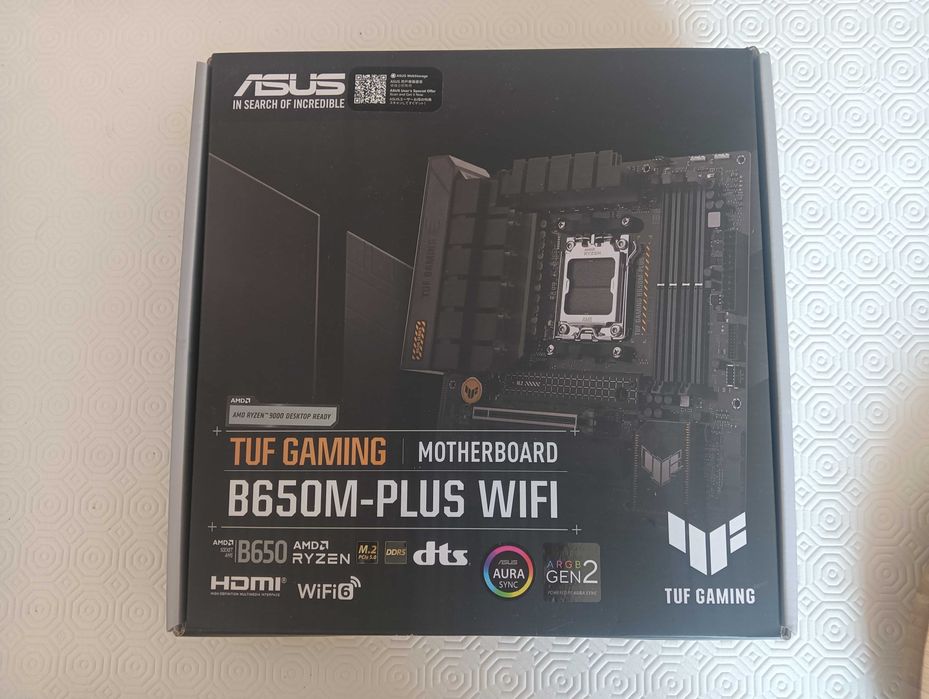 Motherboard Asus TUF B650M-Plus Gaming WiFi (Micro-ATX, AMD, AM5)