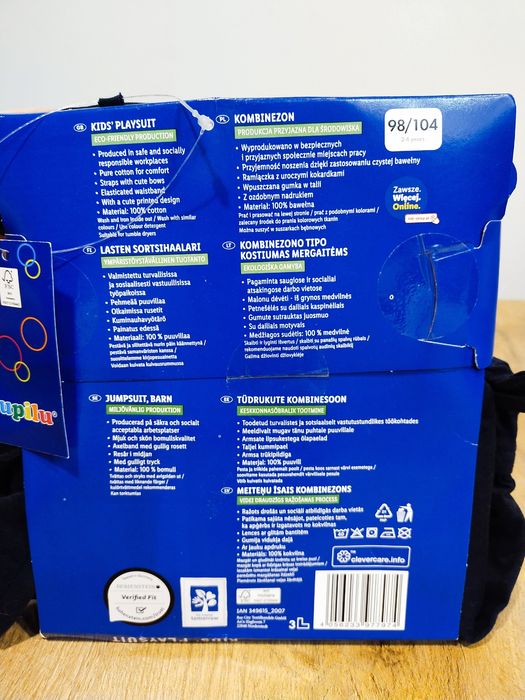 Kombinezon dziewczęcy 98/104 granat