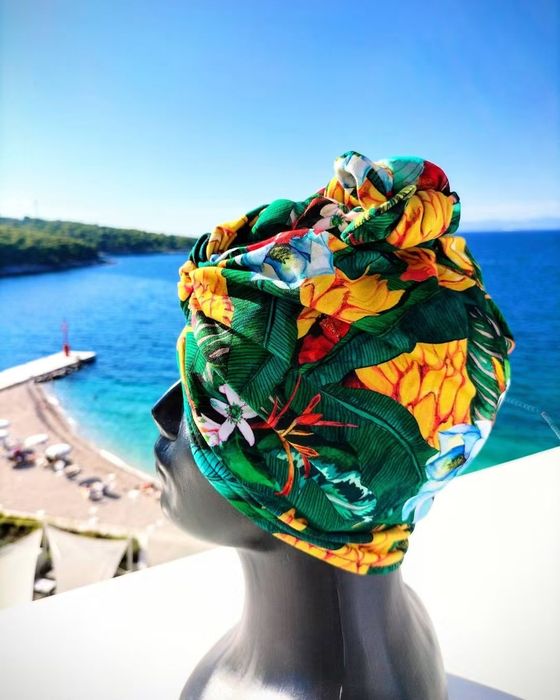 Turban damski afrykański Koss turban na głowę