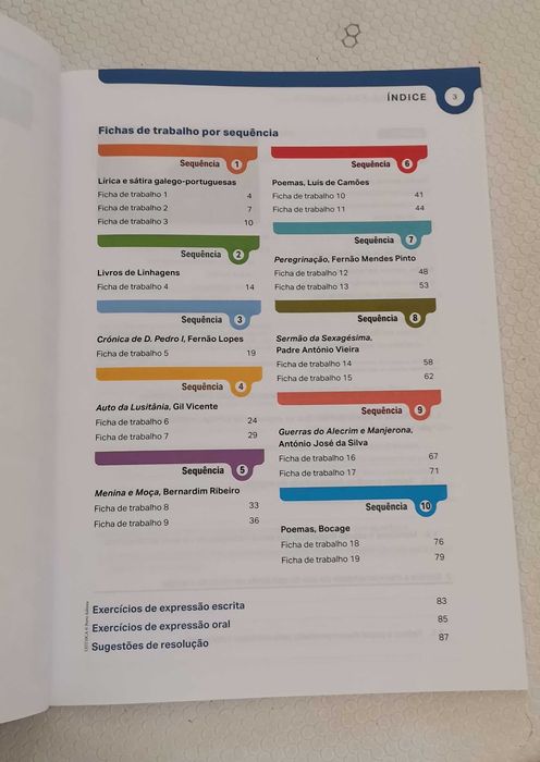 Caderno de atividades-Leituras (10°), Literatura Portuguesa