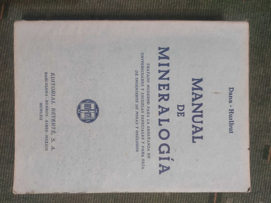 Manual de Mineralogia - Dana - Hurlbut - 1962