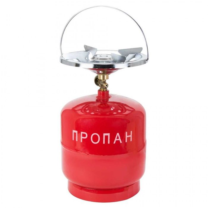 Балон Газовий 2л 5л 8л 10л 12л 27л 50л Кран Вентель Пропан