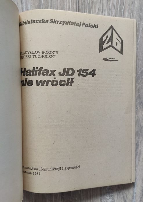 Halifax JD 154 nie wrócił Boroch, Tucholski