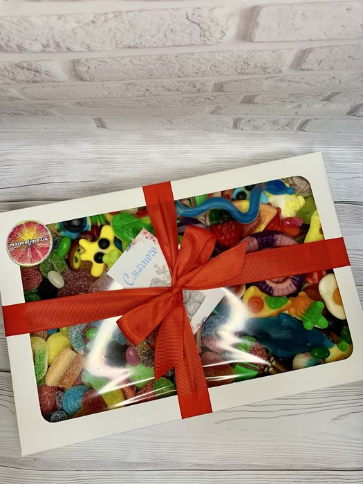 Мармеладний желейний солодкий бокс желейки мармелад подарунок