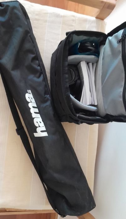 Câmera Canon Legria HFR5806 +CartãoMem128GB +Mala armazenamento +Tripé