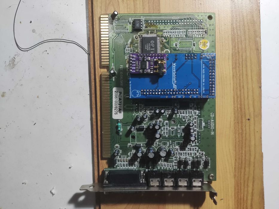 Wavetable Placa de som 386 486 Pentium