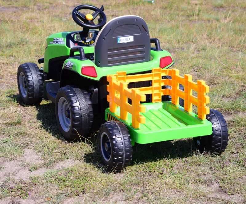 BAWIBUS.PL pojazd TRAKTOR NA AKUMULATOR z przyczepką koparka DUŻA