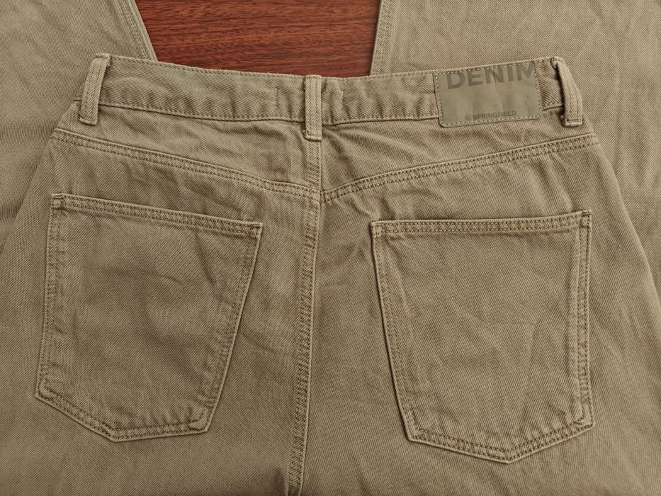 Calças / Jeans Wide Leg  Springfield 100% algodão – Tam. 40