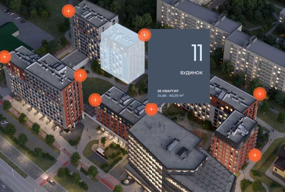 Продаж 1-кімнатної квартири в ЖК HELGA (Viking Development), бізнес-клас - зображення 1