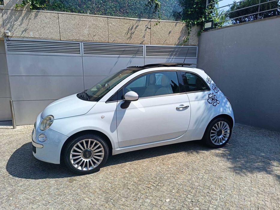Fiat 500 1.2 Gasolina 2011 - azul claro