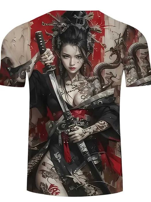 T-Shirt 'Samurai' L 100% Viscose