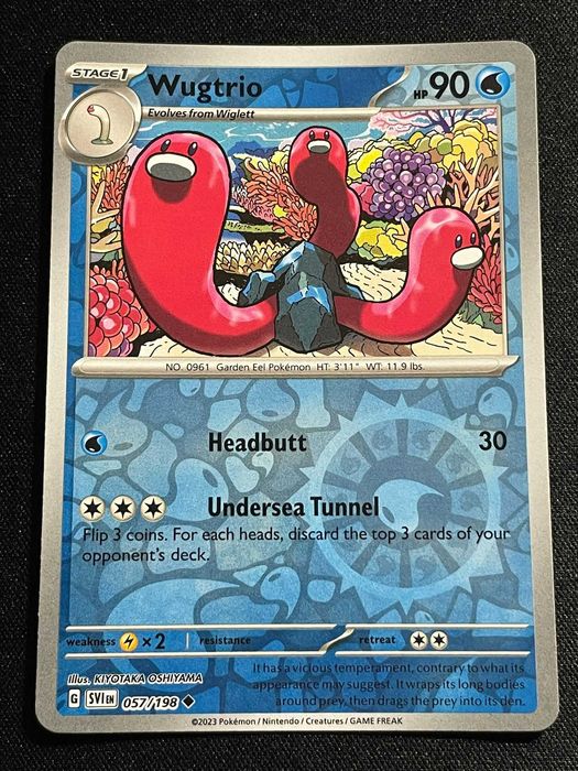 Carta Pokémon Wugtrio 57/198 Scarlet & Violet