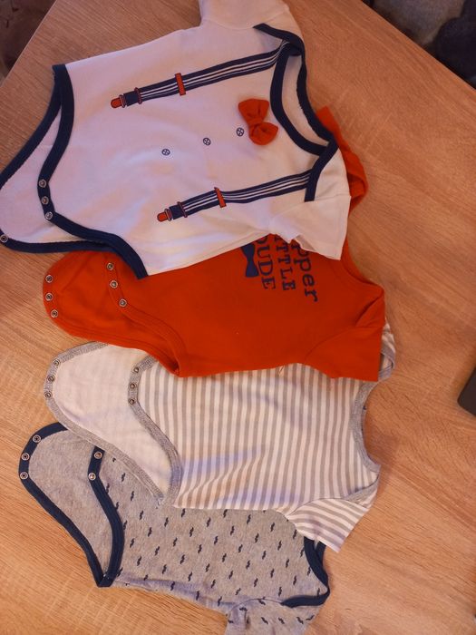 4 боді на хлопчика 3-6 міс