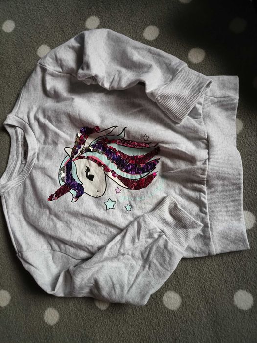 Bluza jednorożec odwracane cekiny 116