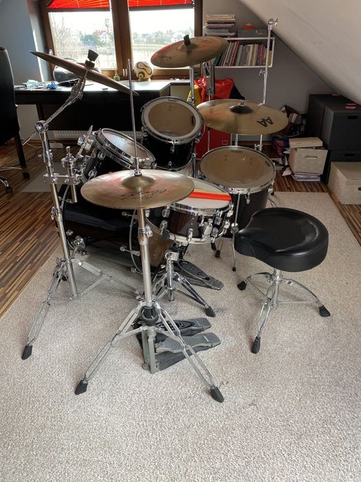 Perkusja DDrum Dominion DM ASH 522 + akcesoria pełen komplet