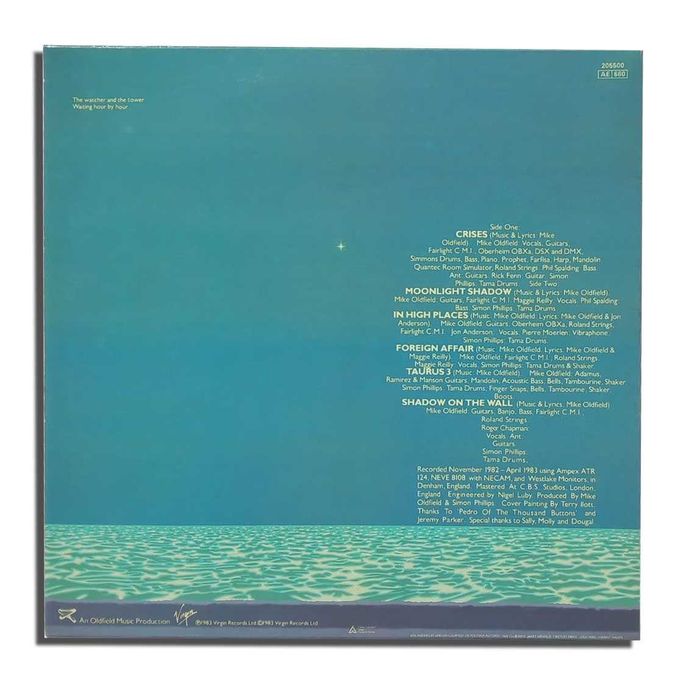 Vinil de Mike Oldfield " Crises