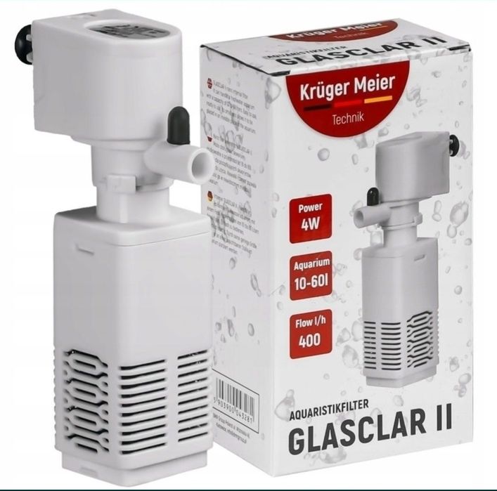 Nowy filtr wewnętrzny 400L/h do akwarium akwarystyczny